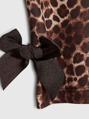 River Island Brown Premium Leopard Print Shorts - Image 3 of 4