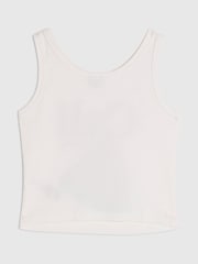 River Island White Glitter Strawberry Tank Top - Image 2 of 4