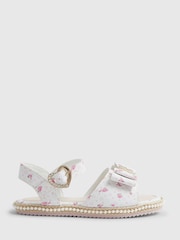 River Island Ditsy Monogramme Sandals - Bild 1 von 5