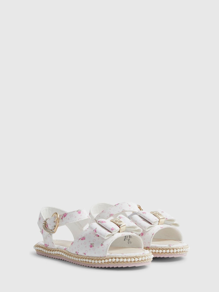 River Island Ditsy Monogramme Sandals - Bild 2 von 5 River Island Ditsy Monogramme Sandals - Bild 2 von 5