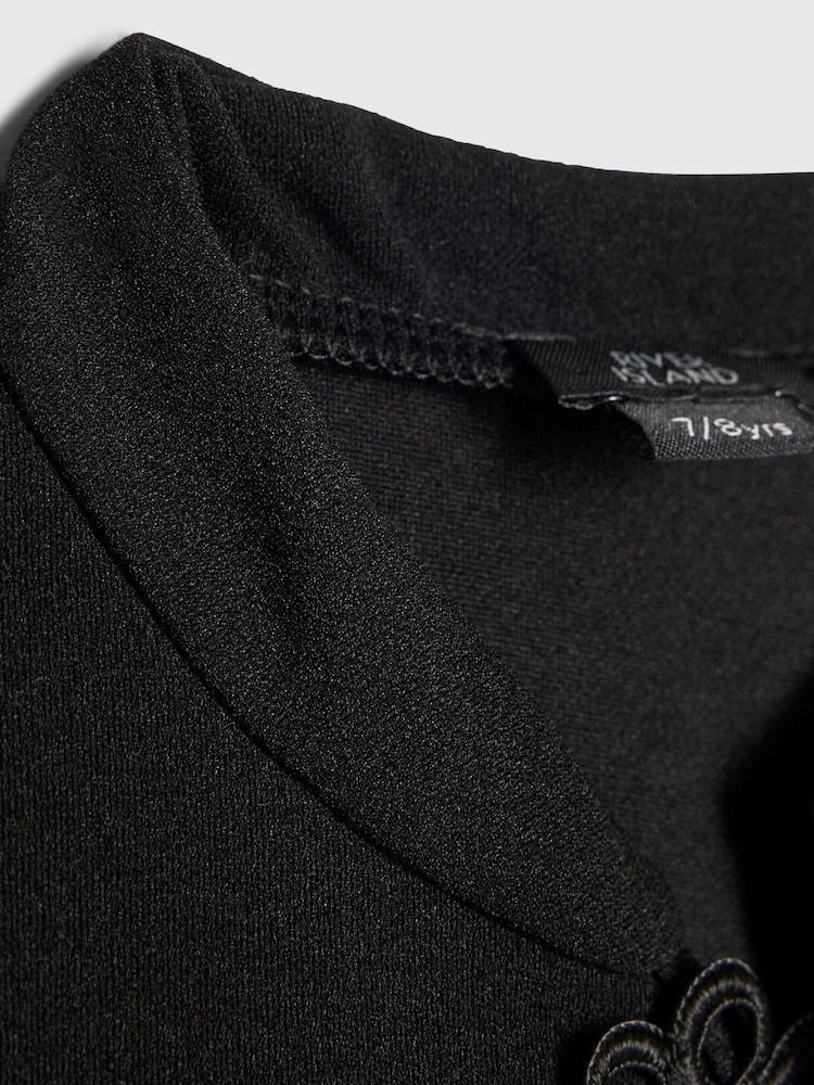 River Island Black Scuba Drummer Top - Image 3 of 3