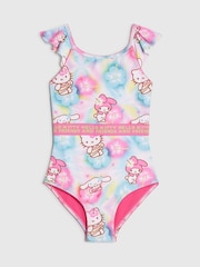 River Island Hello Kitty Tie Dye Swimsuit - תמונה 1 מתוך 4