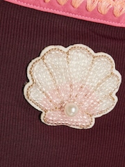River Island Purple/Pink Embroidered Cami Dresses 2 Pack - Image 3 of 4