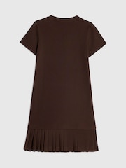 River Island Brown Pleated Hem Dress - Image 2 of 4