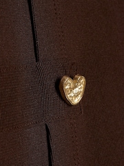 River Island Brown Pleated Hem Dress - Image 3 of 4
