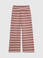 River Island Pink Stripe Wide Leg Trousers - Image 1 of 4
