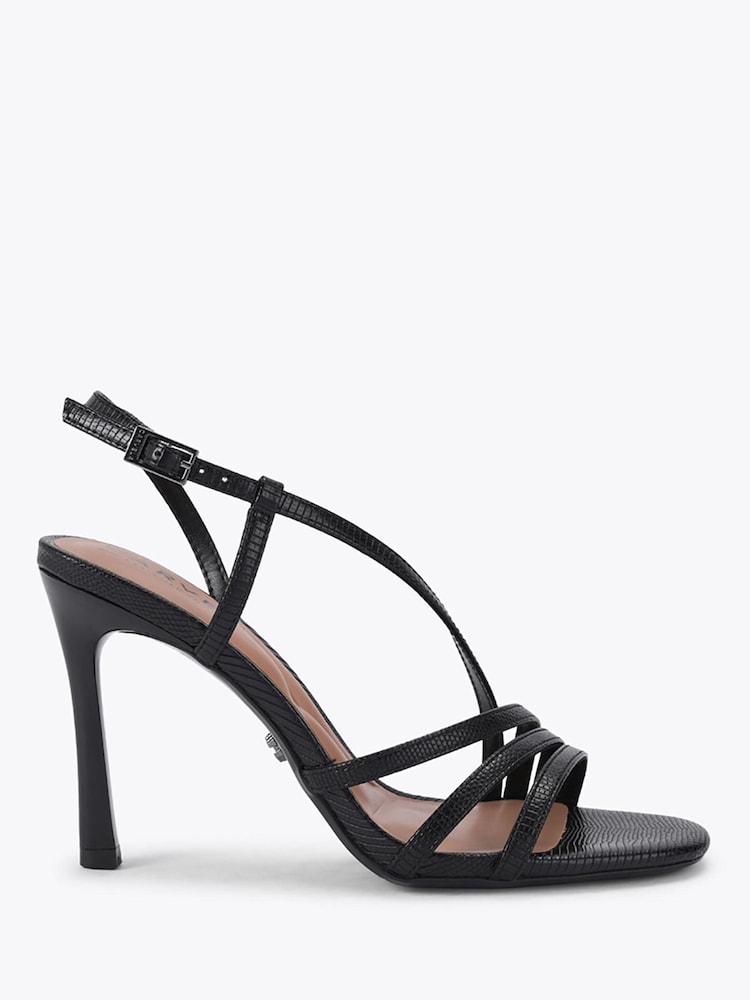 Carvela Black Paparazza Heel Sandals - Image 1 of 4 Carvela Black Paparazza Heel Sandals - Image 1 of 4