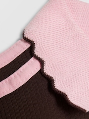 River Island Brown Polo Collar Jersey Dress - Image 4 of 4