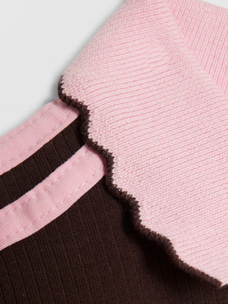 River Island Brown Polo Collar Jersey Dress - Image 4 of 4
