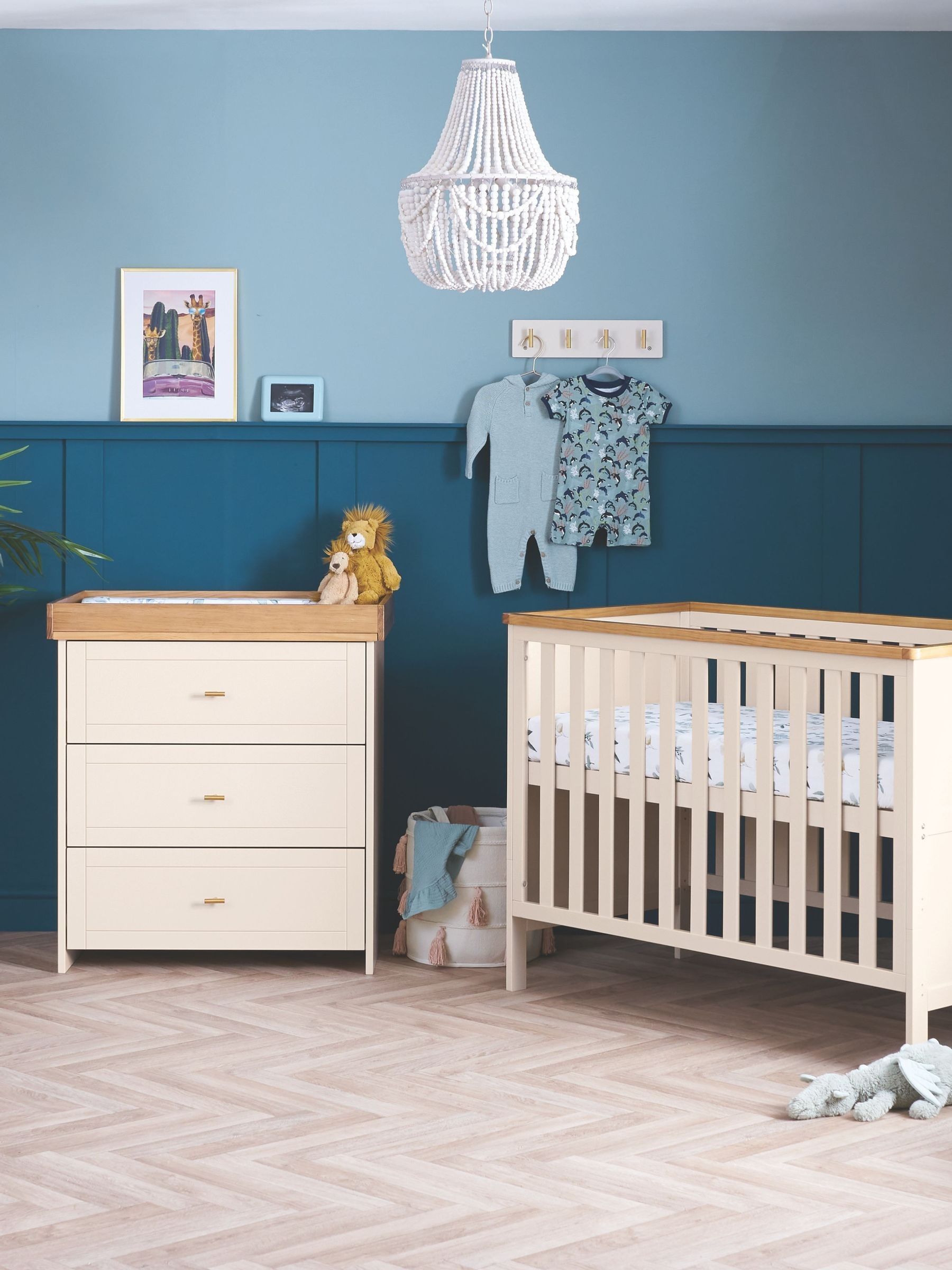 Obaby Unisex Toddler Cashmere 2 Piece Evie Mini Nursery Furniture Set - Image 1