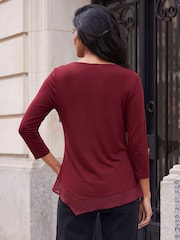Roman Red Button Detail Top - Image 3 of 4