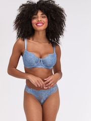 Boux Avenue Blue Antoinette Embroidered Briefs - Image 3 of 6