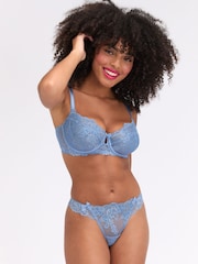 Boux Avenue Blue Antoinette Embroidered Briefs - Image 5 of 6