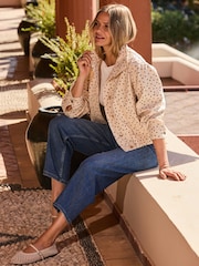 Sosandar Blue Barrel Leg Jeans - Image 3 of 5