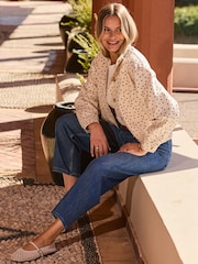 Sosandar Blue Barrel Leg Jeans - Image 4 of 5