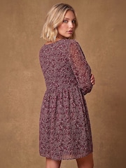 Roman Ditsy Print Smock-kjole - Bilde 4 av 4