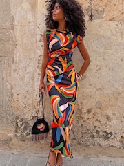 Never Fully Dressed Black Banana A-Symmetric Top - Image 2 of 3