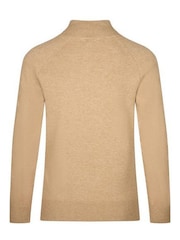 Golfino Cream Angelica Half Zip Knitted Golf Mid Layer Fleece - Image 2 of 4