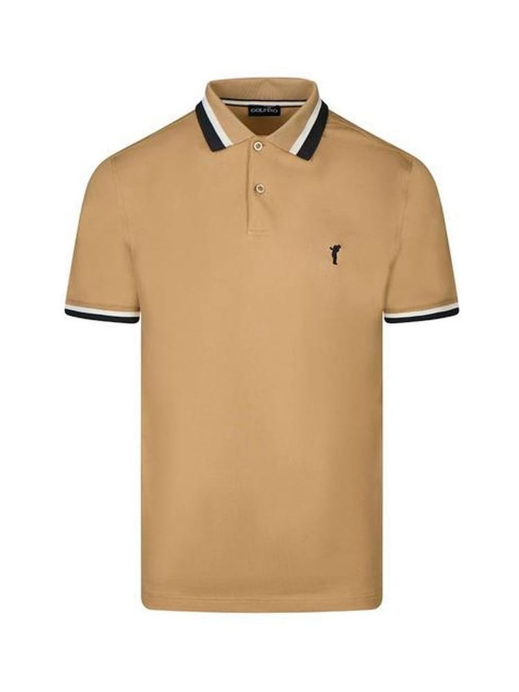 Smeđa - Golfino Barbeck golf polo majica kratkih rukava - Slika 1 od 4