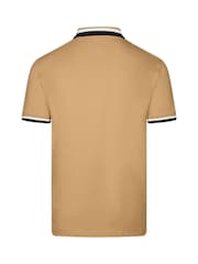 Golfino Brown Barseback Short Sleeve Golf Polo Shirt - Image 5 of 7