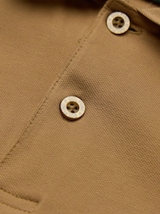 Golfino Brown Barseback Short Sleeve Golf Polo Shirt - Image 6 of 7