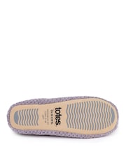 Totes Grey Isotoner Popcorn Slippers - Image 4 of 5