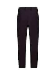 Czarny - Golfino Birdie Light Techno Stretch Flat Front Golf Trousers - Obraz 5 z 7