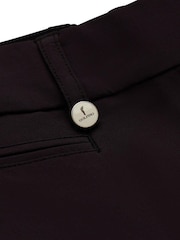 Czarny - Golfino Birdie Light Techno Stretch Flat Front Golf Trousers - Obraz 6 z 7