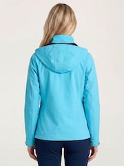 Golfino Blue Gianna Waterproof Full Zip Golf Rain Jacket - Image 2 of 7