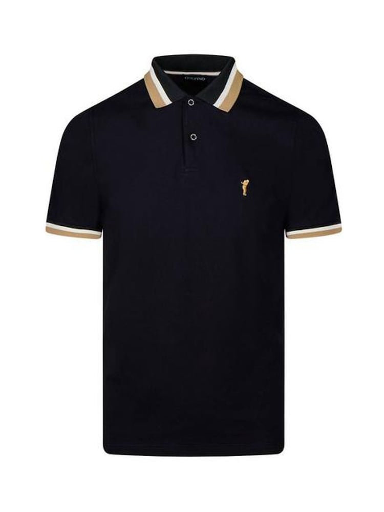 Crna - Golfino Barbeck golf polo majica kratkih rukava - Slika 1 od 4