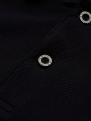 Golfino Black Barseback Short Sleeve Golf Polo Shirt - Image 6 of 7
