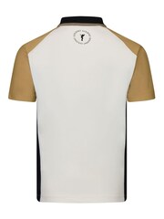 Off White - Golfino Matilda fargeblokkert ytelsesgolfpoloskjorte - Bilde 5 av 7