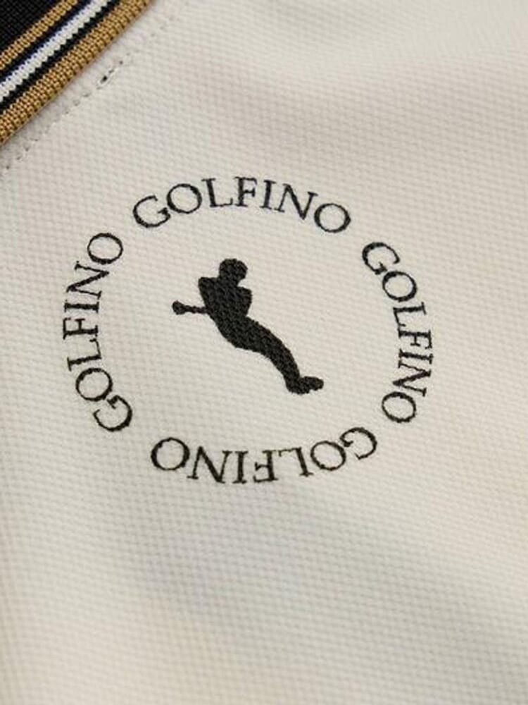 Off White - Golfino Matilda fargeblokkert ytelsesgolfpoloskjorte - Bilde 7 av 7