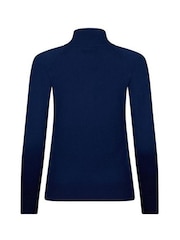 Golfino Blue Angelica Half Zip Knitted Golf Mid Layer Fleece - Image 2 of 4