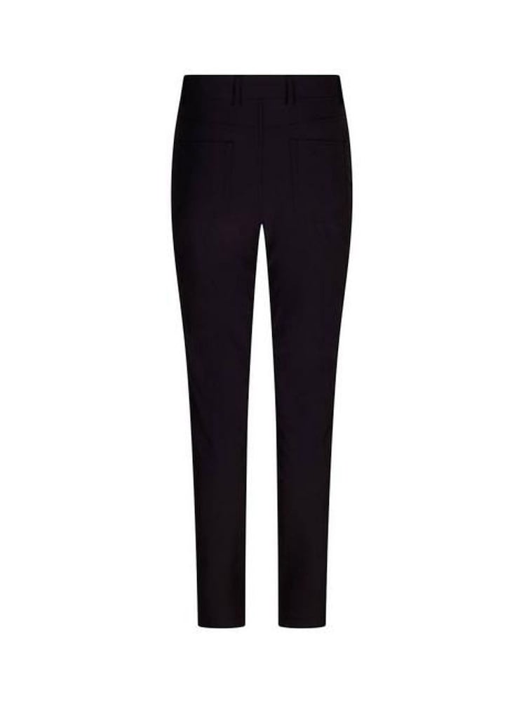 Golfino Black Sofia Light Techno Stretch 7/8 Golf Trousers - Image 2 of 4 Golfino Black Sofia Light Techno Stretch 7/8 Golf Trousers - Image 2 of 4