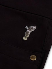 Golfino Black Sofia Light Techno Stretch 7/8 Golf Trousers - Image 4 of 4