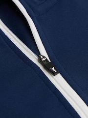 Golfino Blue St. Moritz Light Half Zip Golf Troyer Mid Layer Fleece - Image 3 of 4