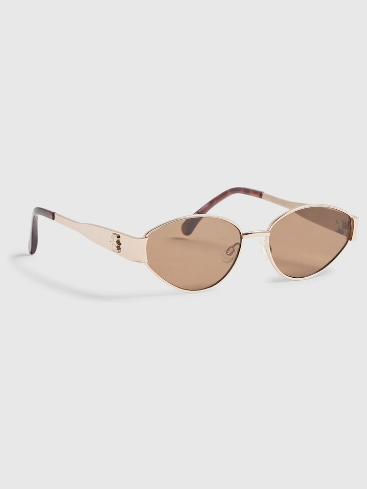 River Island Cat Eye Slim Sunglasses - Imagem 2 de 5