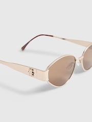 River Island Cat Eye Slim Sunglasses - Imagem 4 de 5