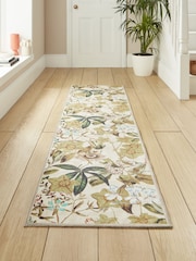 Clarke and Clarke Peaches & Cream Passiflora Washable Runner - Image 1 of 4