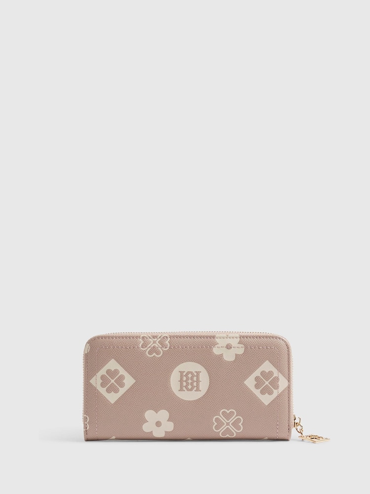 Porte-monnaie zippé River Island Monogram en relief - Image 2 sur 5 Porte-monnaie zippé River Island Monogram en relief - Image 2 sur 5