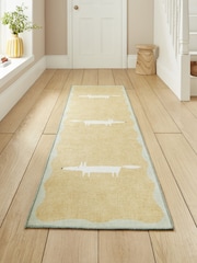 Scion Yellow/White Mr Fox Washable Runner - Image 1 of 4