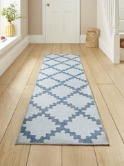 Scion Denim Blue Swithland Washable Runner - Image 1 of 4