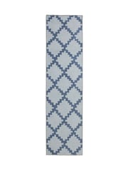 Scion Denim Blue Swithland Washable Runner - Image 2 of 4