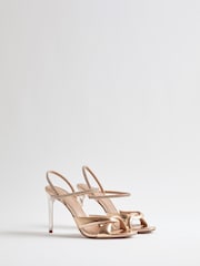 Sandales à talons torsadés et à brides ornées de River Island - Image 2 sur 5