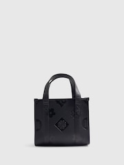 River Island Black Logo Embossed Tote Bag - Image 3 of 6