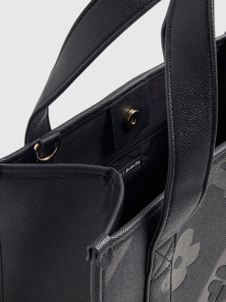River Island Black Logo Embossed Tote Bag - Image 6 of 6