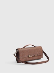 River Island Brown Embellished Shoulder Bag - Image 3 of 6
