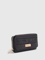 River Island Black Nylon Logo Purse - Image 3 of 5