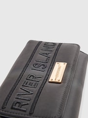 River Island Black Nylon Logo Purse - Image 4 of 5